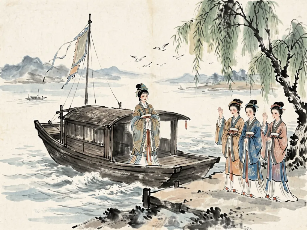 探春远嫁告别