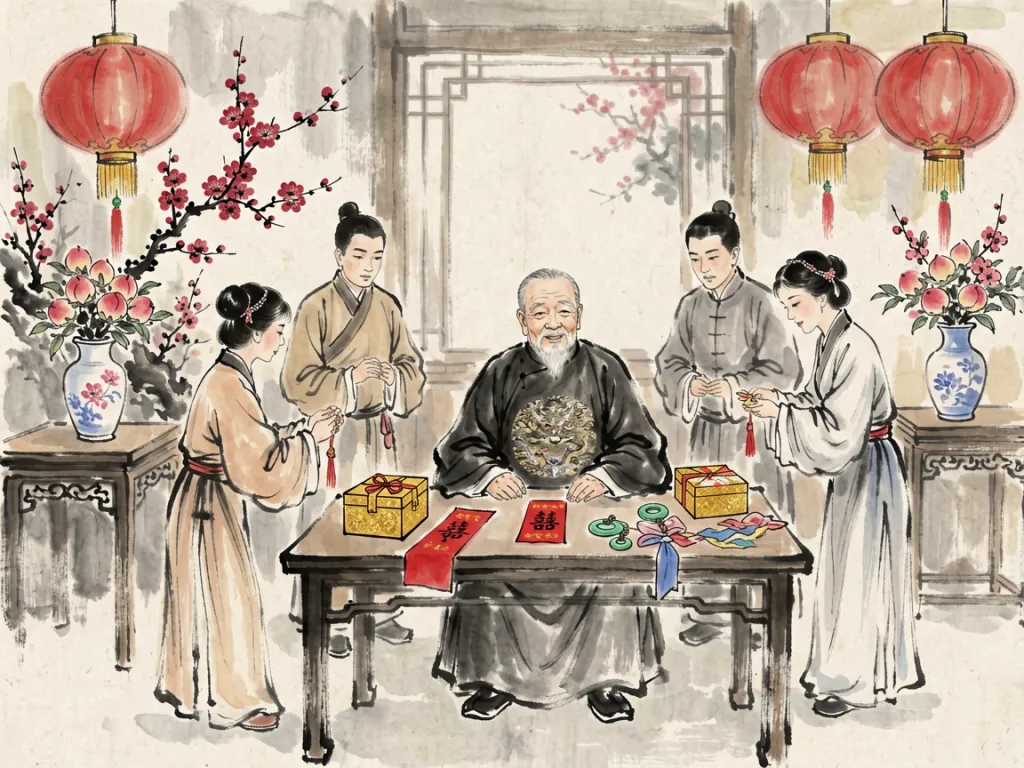贾政准备宝黛婚事