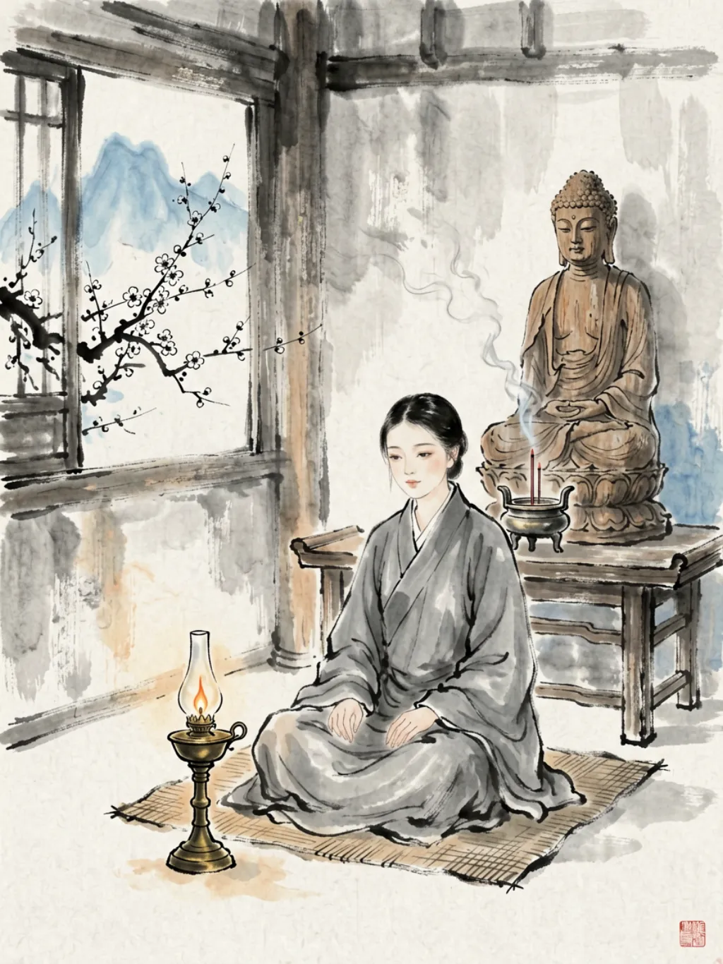 惜春青灯古佛
