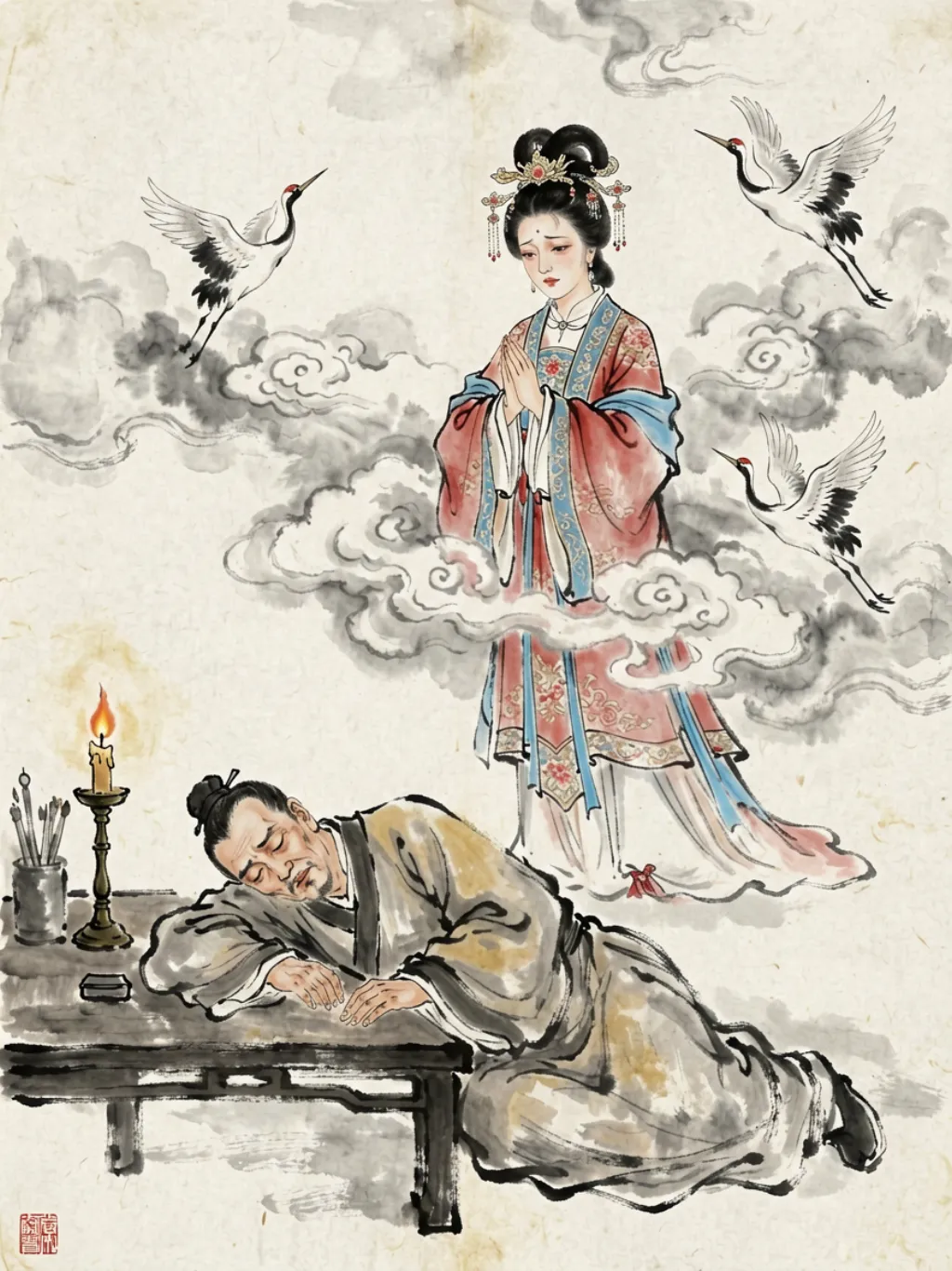 贾元春托梦警天伦